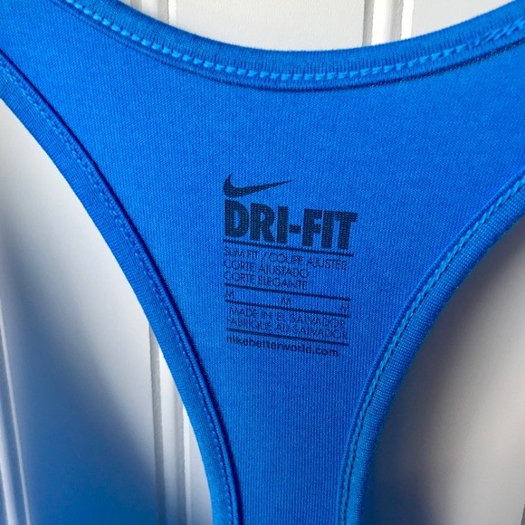 🎅🏻Nike Blue dri fit tank top - Picture 4 of 5
